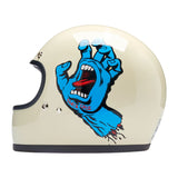 Biltwell Gringo 06 Helmet - SANTA CRUZ Limited Edition - Vintage White - MOTOCCINO