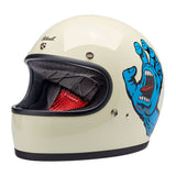 Biltwell Gringo 06 Helmet - SANTA CRUZ Limited Edition - Vintage White - MOTOCCINO