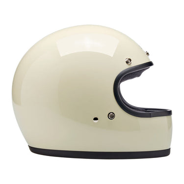 Biltwell Gringo 06 Helmet - SANTA CRUZ Limited Edition - Vintage White - MOTOCCINO