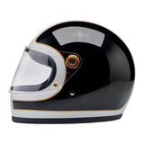 Biltwell Gringo S 06 Helmet - Gloss White / Black Tracker - MOTOCCINO
