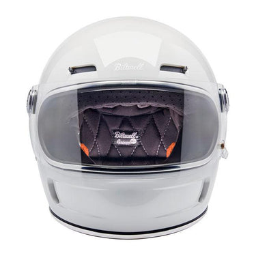 Biltwell Gringo SV 06 Helmet - Gloss White - MOTOCCINO