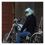 Biltwell Gringo SV 06 Helmet - Metallic Sea Foam - MOTOCCINO