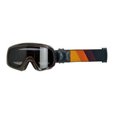 Biltwell Overland 2.0 Tri-Stripe Goggle - Brown G/R/B - MOTOCCINO