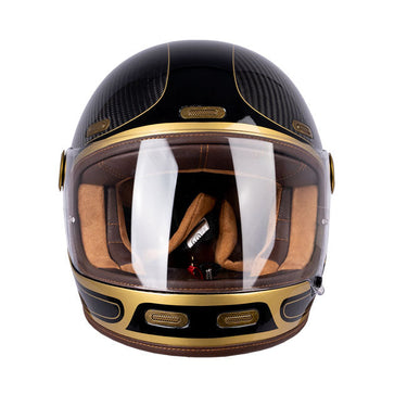 By City Roadster III Carbon Helmet - Black/Gold - MOTOCCINO