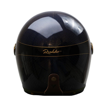By City Roadster III Carbon Helmet - Dark Blue/Gold - MOTOCCINO