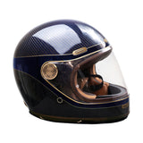 By City Roadster III Carbon Helmet - Dark Blue/Gold - MOTOCCINO