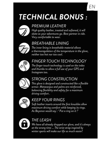 Eudoxie Gloves Gold - MOTOCCINO