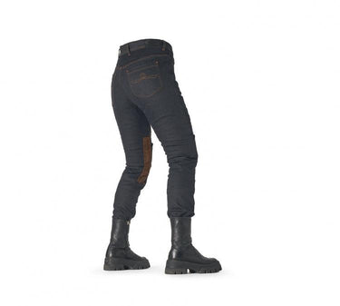 Fuel WOMAN SERGEANT WAXED PANTS INDIGO - MOTOCCINO