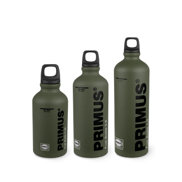 Primus green aluminium fuel bottle for multifuel stove
