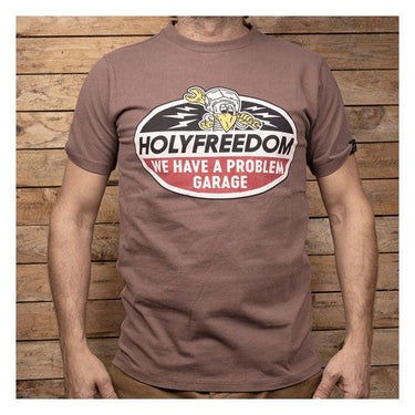 Holy Freedom Freedom Triple T-shirt brown - MOTOCCINO