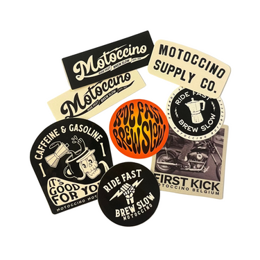 Motoccino Premium Sticker set