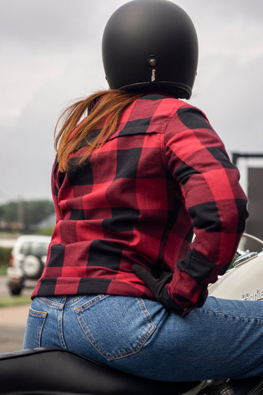 John Doe Motoshirt XTM Women - Red - MOTOCCINO