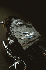 Libertatia Oilskin Tool Roll British Green - MOTOCCINO