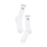 Loser Machine Rosa socks white - MOTOCCINO