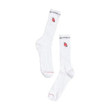 Loser Machine Rosa socks white - MOTOCCINO