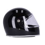Roeg Chase helmet gloss black - MOTOCCINO