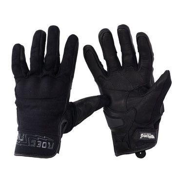 Roeg FNGR Textile Gloves Black - MOTOCCINO