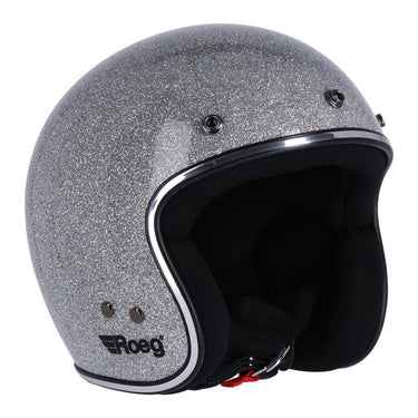 Roeg JETT helmet - Disco ball silver - MOTOCCINO