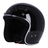 Roeg JETT helmet - gloss black - MOTOCCINO