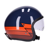 Roeg Sundown helmet - Lightning Gloss Navy - MOTOCCINO