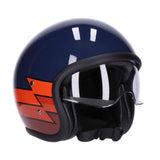 Roeg Sundown helmet - Lightning Gloss Navy - MOTOCCINO