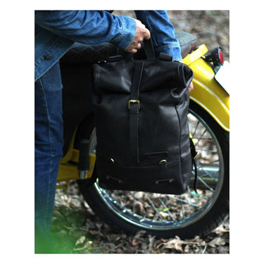 Trip Machine Backpack/Saddlebag 15L - Black - MOTOCCINO