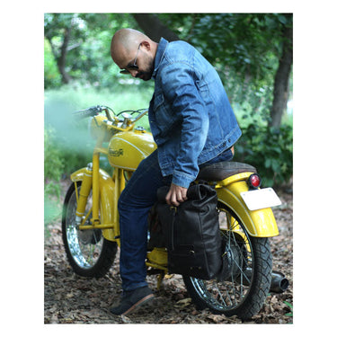 Trip Machine Backpack/Saddlebag 15L - Black - MOTOCCINO