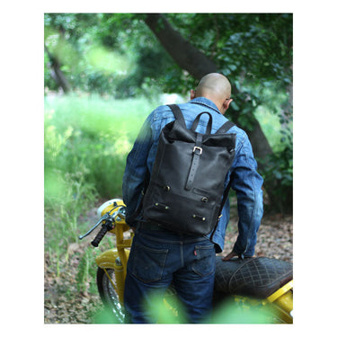 Trip Machine Backpack/Saddlebag 15L - Black - MOTOCCINO