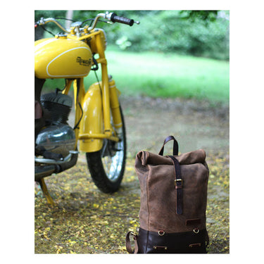 Trip Machine Backpack/Saddlebag 15L - Tobacco - MOTOCCINO