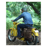 Trip Machine Backpack/Saddlebag 15L - Tobacco - MOTOCCINO