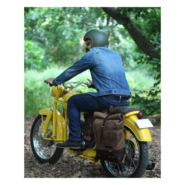 Trip Machine Backpack/Saddlebag 15L - Tobacco - MOTOCCINO