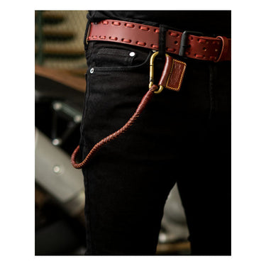 Trip Machine Braided Key Chain - Cherry Red - MOTOCCINO