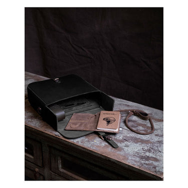 Trip Machine Classic Saddlebag - Black - MOTOCCINO