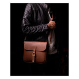 Trip Machine Classic Saddlebag - Cognac - MOTOCCINO