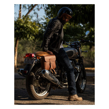 Trip Machine Classic Saddlebag - Cognac - MOTOCCINO