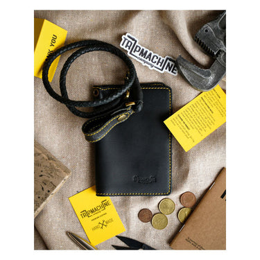 Trip Machine Explorer Wallet - Black - MOTOCCINO