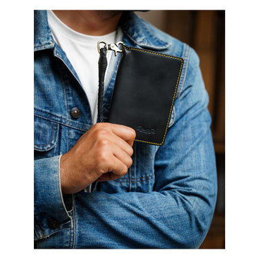 Trip Machine Explorer Wallet - Black - MOTOCCINO