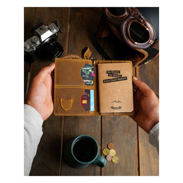 Trip Machine Explorer Wallet - Tobacco - MOTOCCINO
