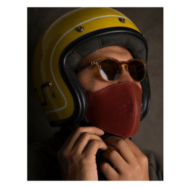 Trip Machine Face Mask - Cherry Red - MOTOCCINO