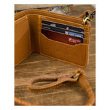 Trip Machine Guitarist Wallet - Vintage Tan - MOTOCCINO