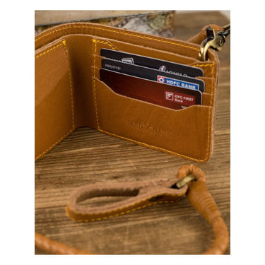Trip Machine Guitarist Wallet - Vintage Tan - MOTOCCINO