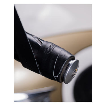 Trip Machine Leather Grip Wrap Set - Black - MOTOCCINO