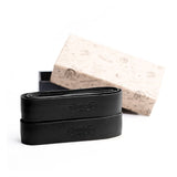 Trip Machine Leather Grip Wrap Set - Black - MOTOCCINO