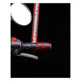 Trip Machine Leather Grip Wrap Set - Cherry Red - MOTOCCINO