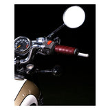 Trip Machine Leather Grip Wrap Set - Cherry Red - MOTOCCINO