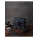 Trip Machine Messenger Bag - Black - MOTOCCINO