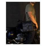 Trip Machine Messenger Bag - Black - MOTOCCINO