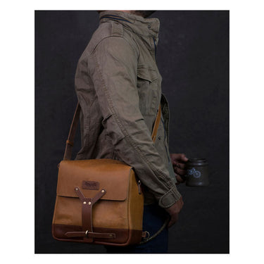 Trip Machine Messenger Bag - Vintage Tan - MOTOCCINO