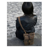 Trip Machine Mini Backpack/Saddlebag 3,3L - Tobacco - MOTOCCINO