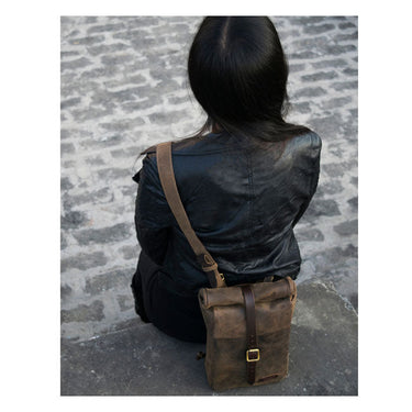 Trip Machine Mini Backpack/Saddlebag 3,3L - Tobacco - MOTOCCINO